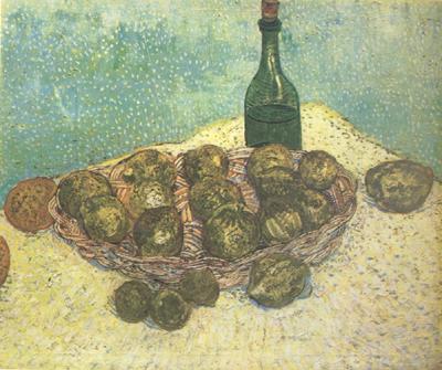Vincent Van Gogh Still life:Bottle,Lemons and Oranges (nn04) Sweden oil painting art